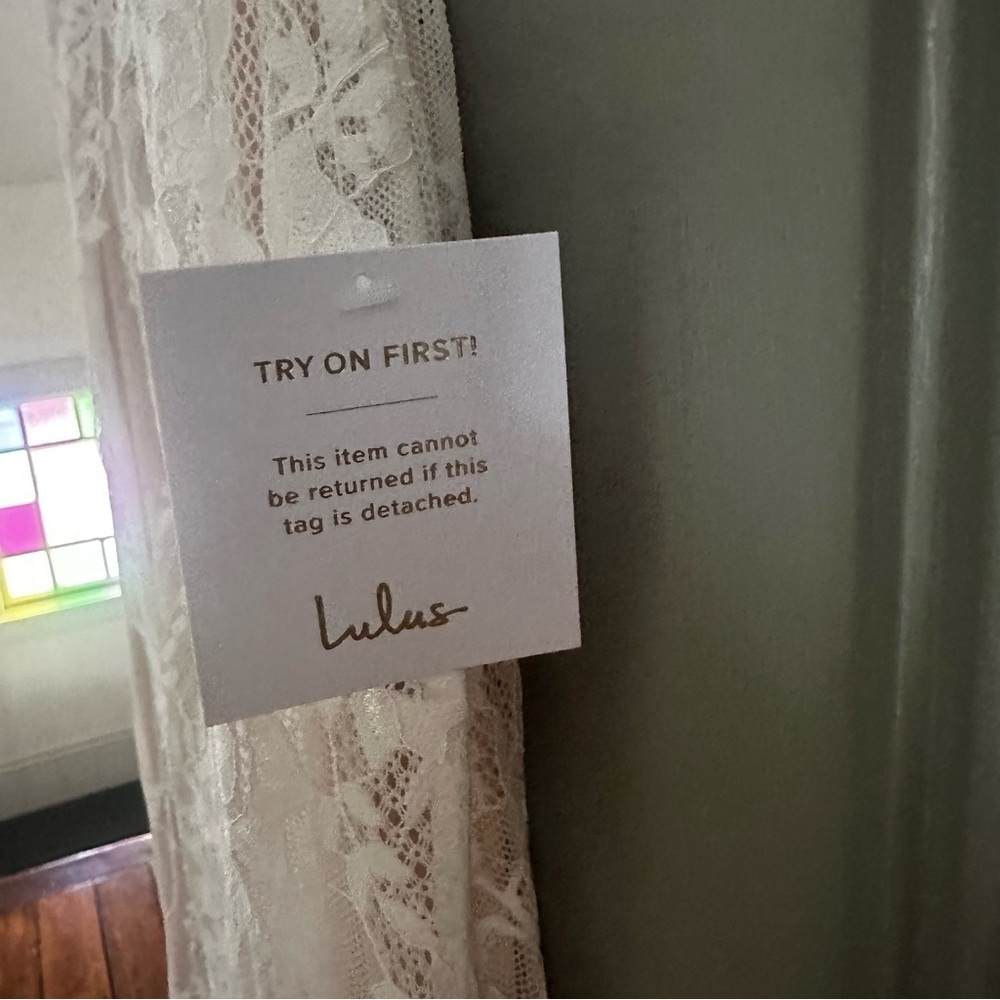 NWT Lulus Valeria White Lace Strapless Bustier Maxi Dress - Picture 9 of 13